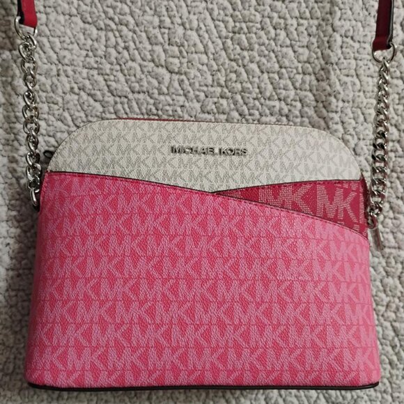 Jet Set Travel Medium Color-Block Signature Logo Crossbody Bag NWT Crossbody bag - Picture 2 of 8